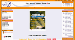 Desktop Screenshot of kincardinesoccer.com